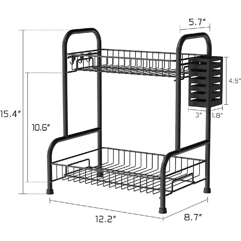 Rebrilliant Klodjana Bathroom Accessory Tray Wayfair